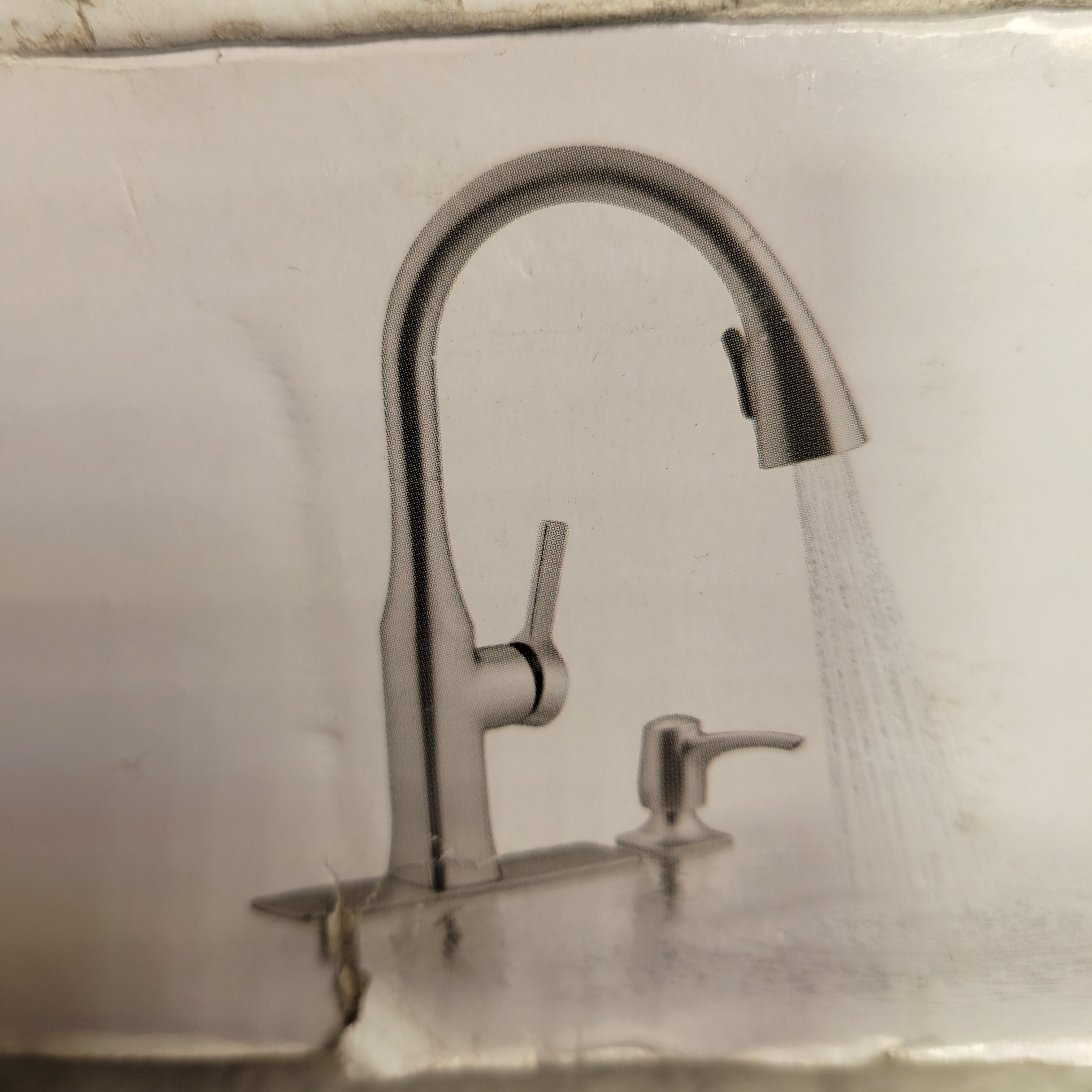 Kohler Rubicon R20147-SD-VS Kitchen Faucet, Stainless *READ DESCRIPTION* (7653319344366)